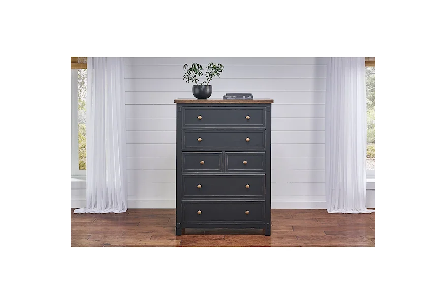 Stormy Ridge 6-Drawer Chest by AAmerica at Esprit Decor Home Furnishings